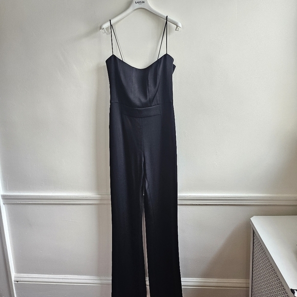 New Galvan London Spaghetti Strap Beaded Jumpsuit NWT Size 8 US - Picture 9 of 13